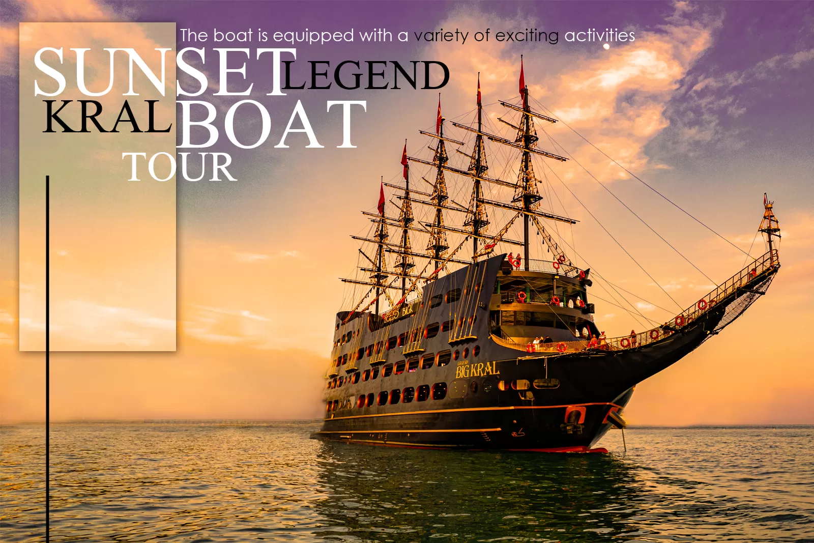Sunset Legend Kral Boat Tour